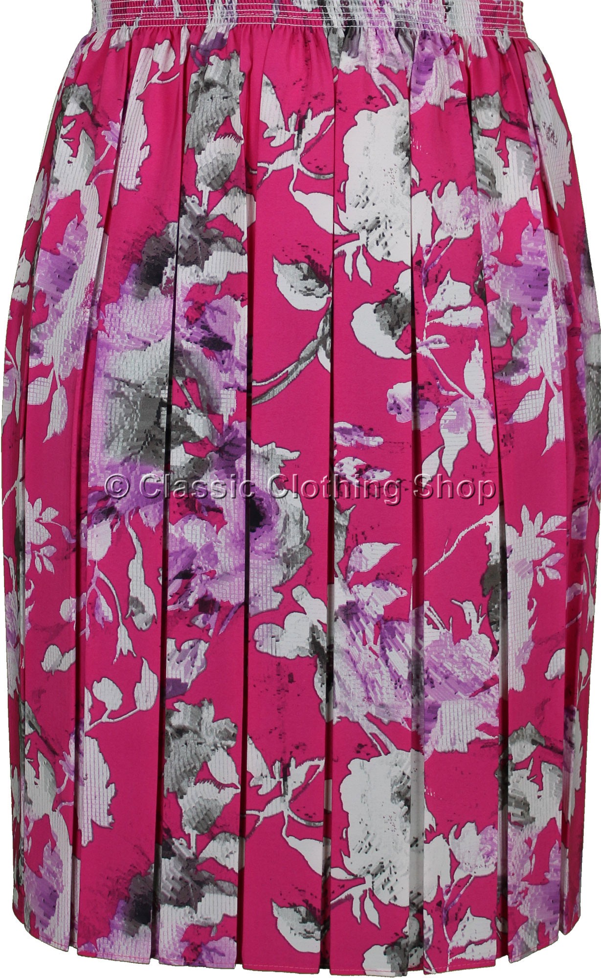 Women Lilac Faded Print Skirt