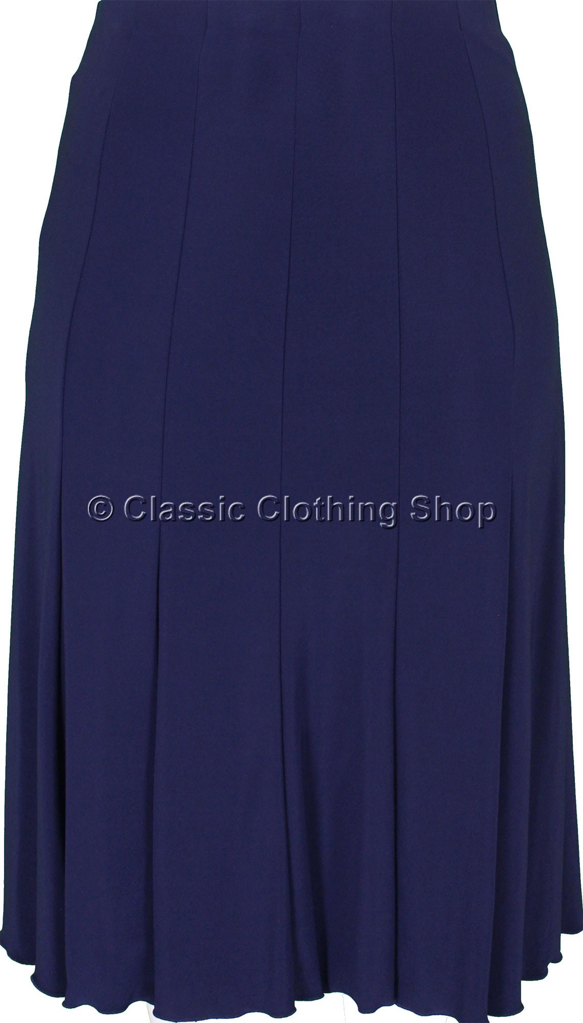 Busy Clothing Women Flared Panelled Skirt Navy main image 0
