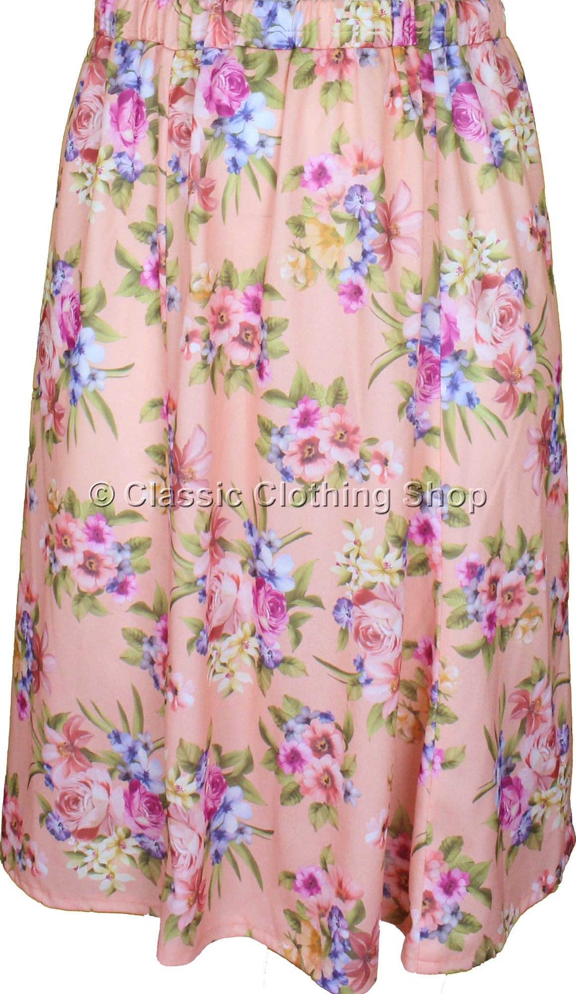 Three Pen Skirt in Coral