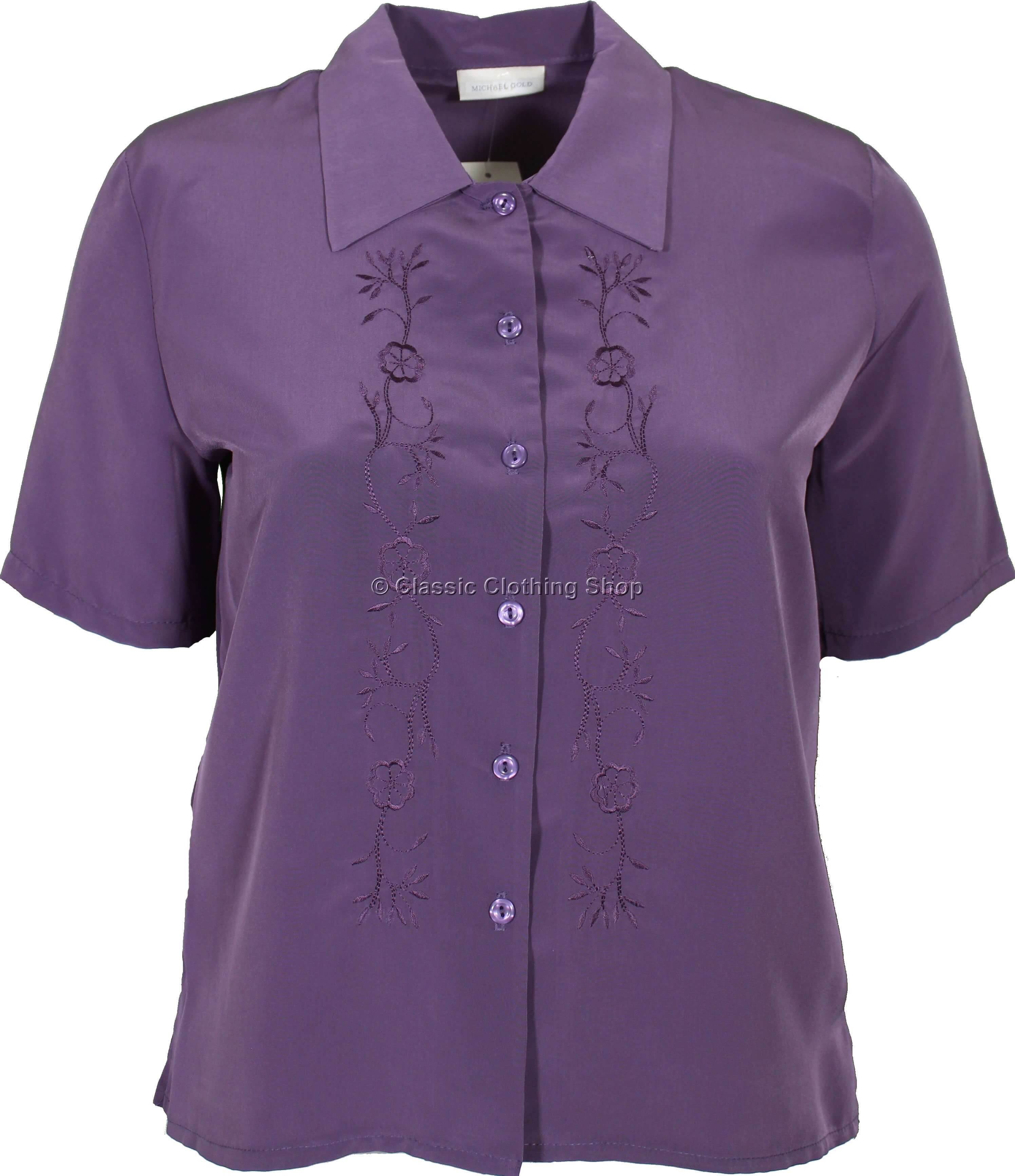Rune cropped short sleeve blouse