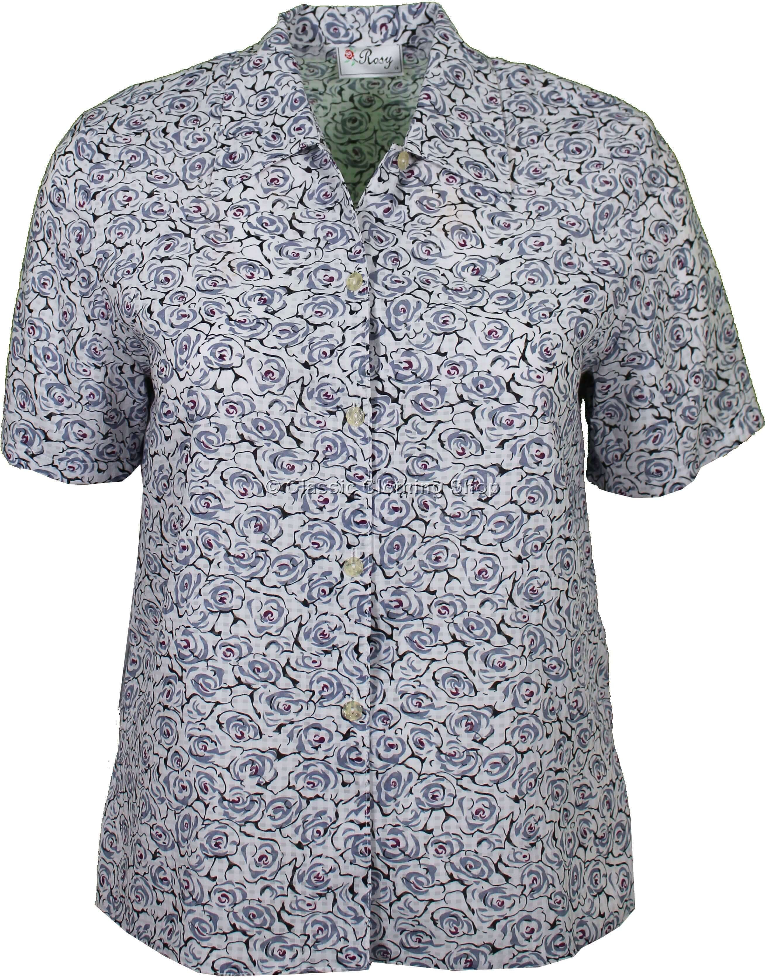 Beate Grey Printed Blouse main image 0
