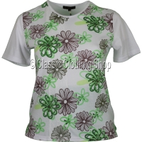 Mint Floral Embellished T-Shirt