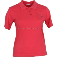 Coral Polo T-Shirt Top