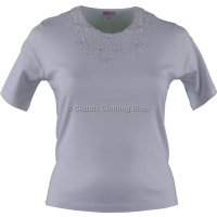 White Plain T-Shirt Top