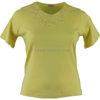 Lemon Plain T-Shirt Top