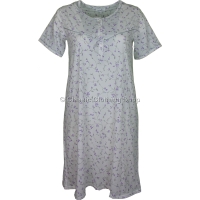 Lilac Everyday Floral Short Sleeve Nightdress