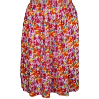 Pink Floral Printed Skirt