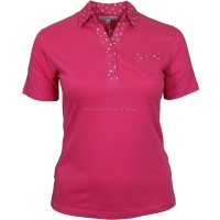 Raspberry Sorbet Collar T-Shirt Top