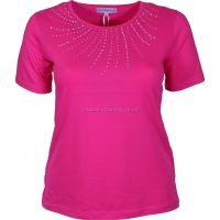 Pink Diamante T-Shirt Top