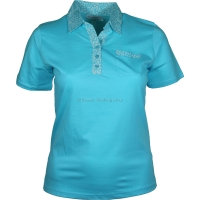 Turquoise Collar T-Shirt Top