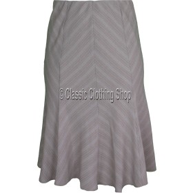 Pebble Panelled A-Line Skirt