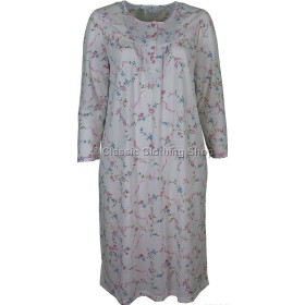 Ivory 'In Bloom' Long Sleeve Nightdress