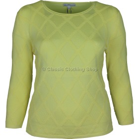 Lemon Diamond Rib Jumper