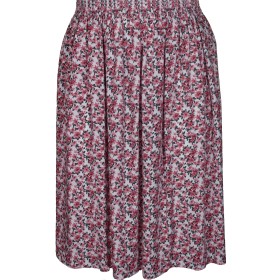 Pink Floral Printed Skirt